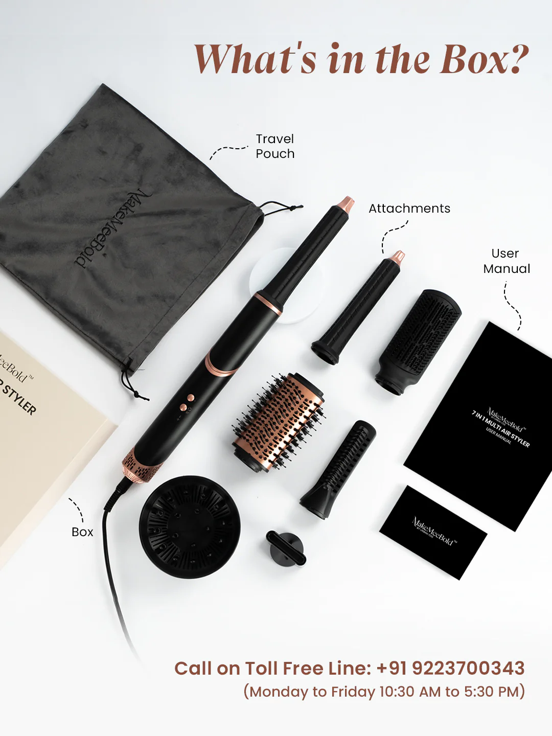 MakeMeeBold 7-IN-1 Multi Air Styler by Urban Yog - Image 9