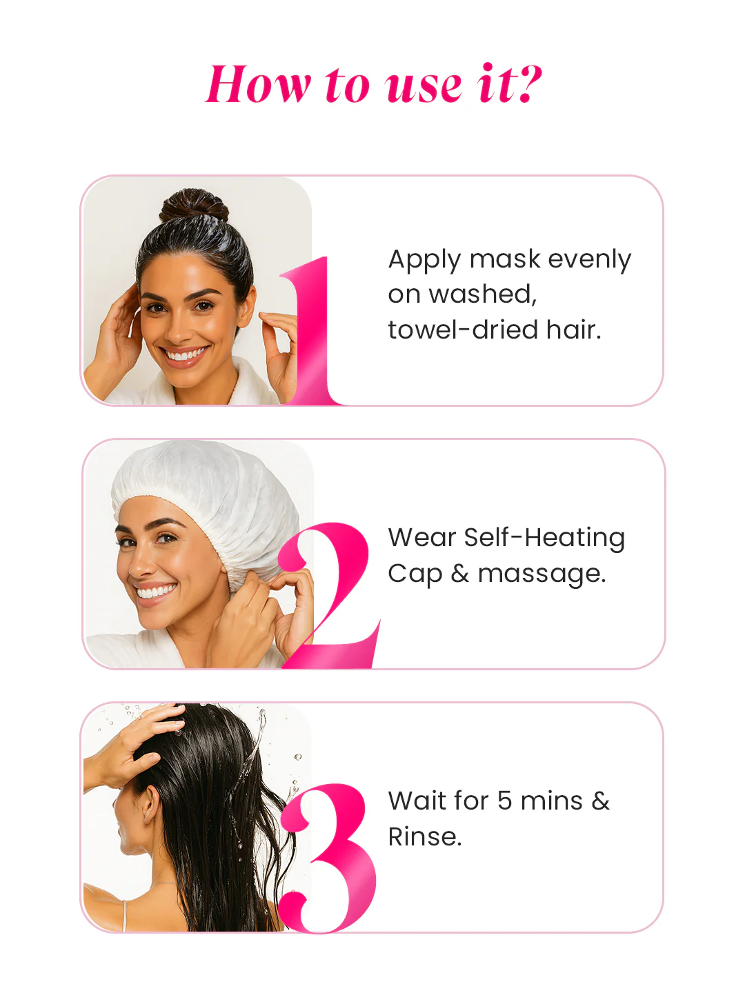 MakeMeeBold Heat Therapy Hair Mask (mixed berries) - Image 4