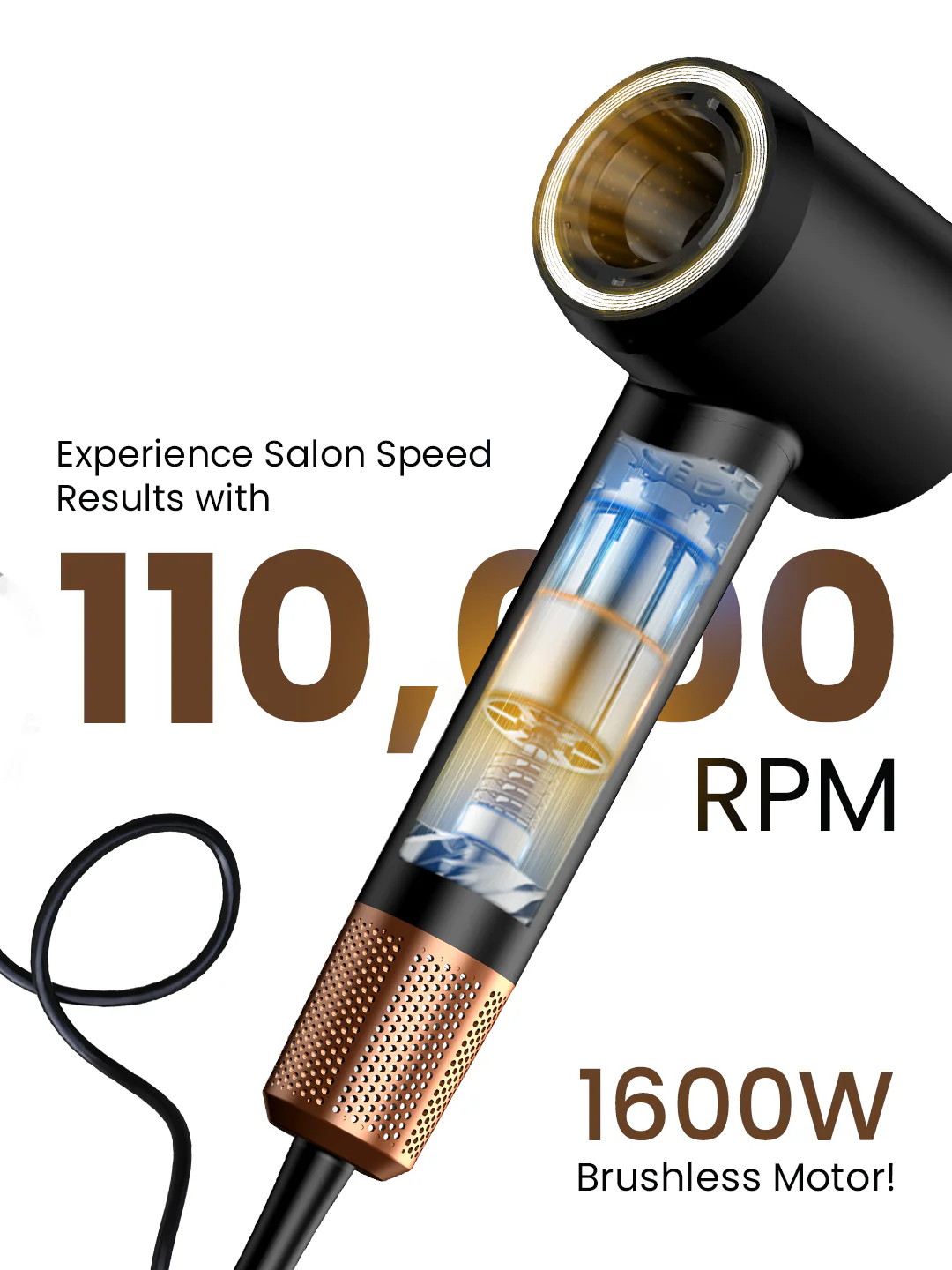 MakeMeeBold High Speed Hair Dryer - Image 3
