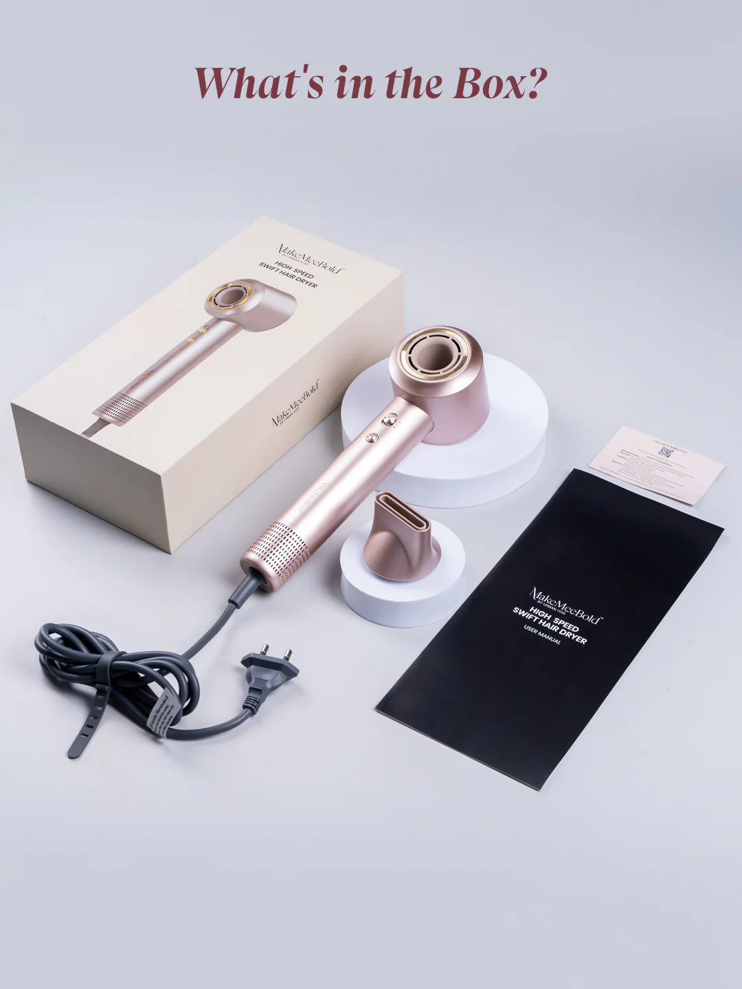 MakeMeeBold High Speed Swift Hair Dryer - Image 8