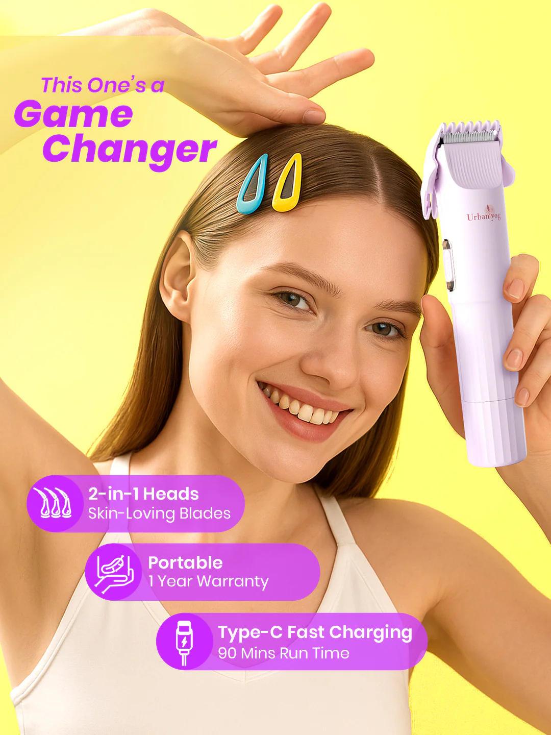 Urban Yog Dual Head Body Bikini Trimmer - Image 6