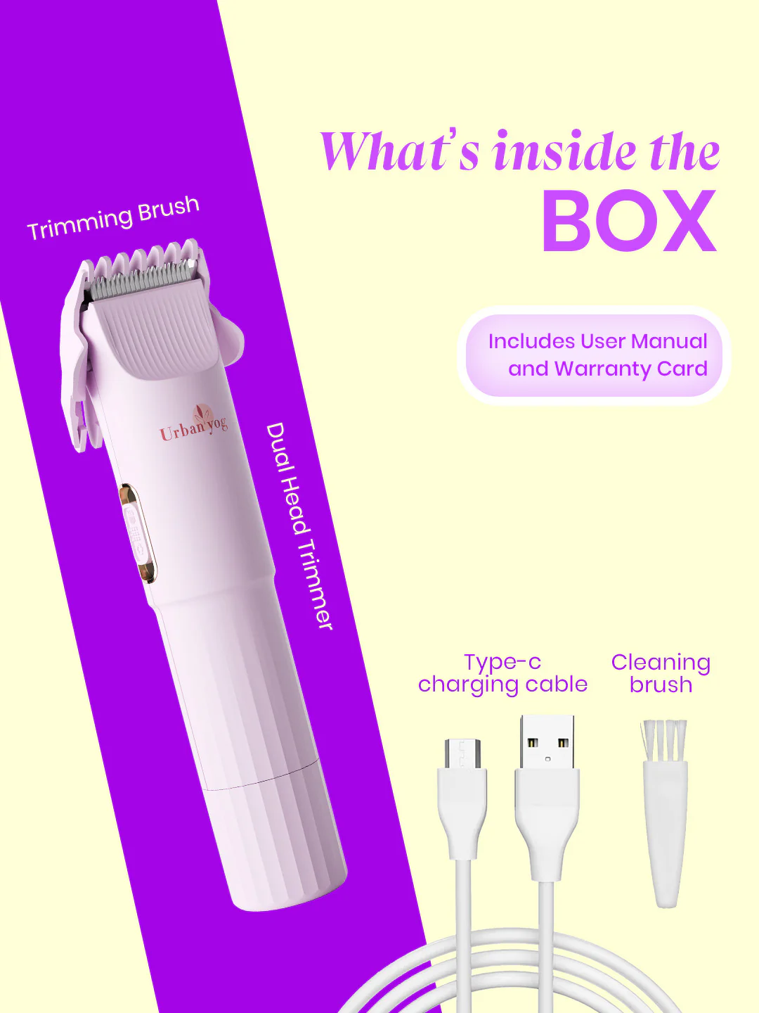 Urban Yog Dual Head Body Bikini Trimmer - Image 8