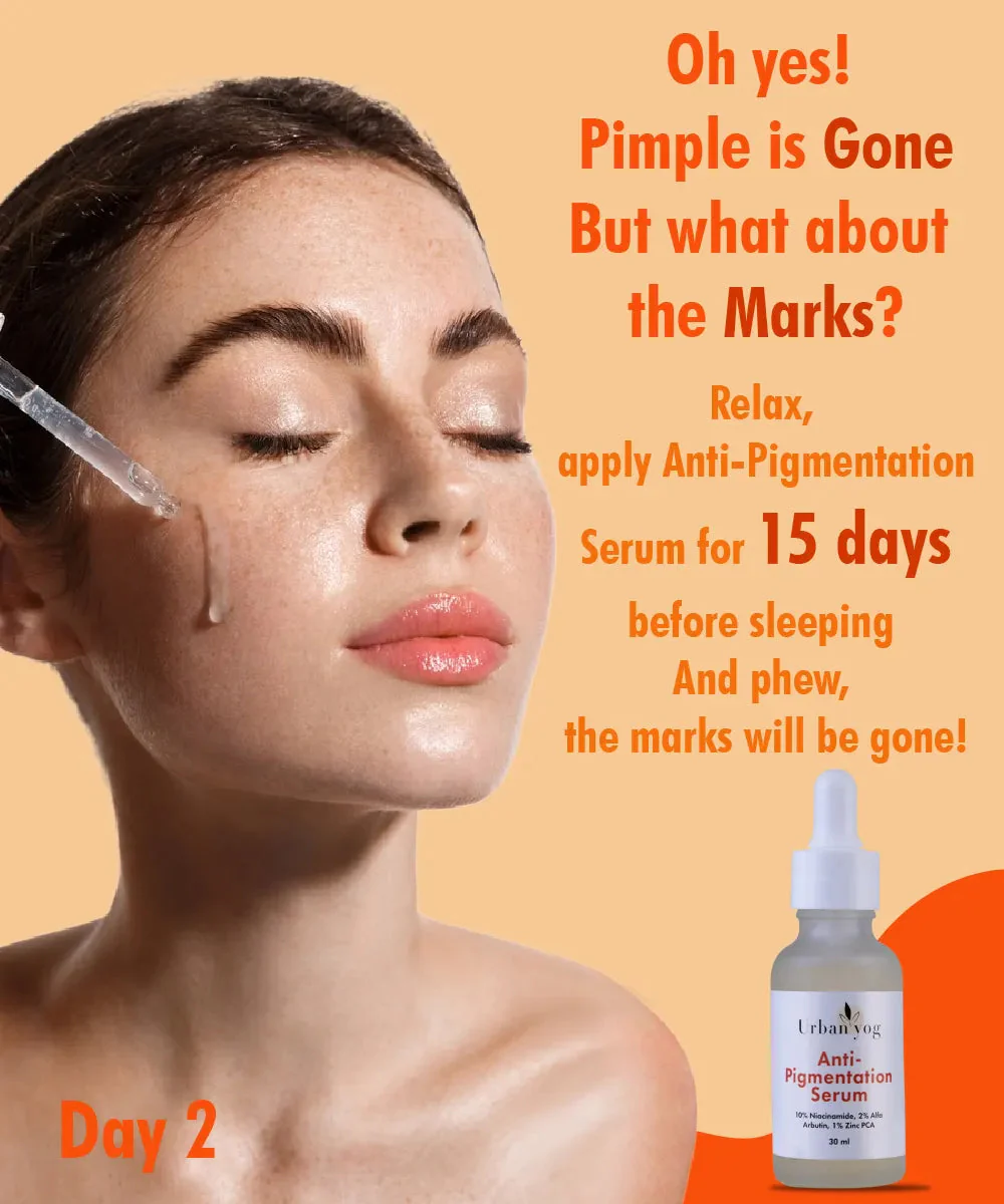 Urban Yog Face Care Combo Kit - Anti-Pigmentation Serum (30 ml) and Acne Pimple Patch (72 Dots) - Image 4