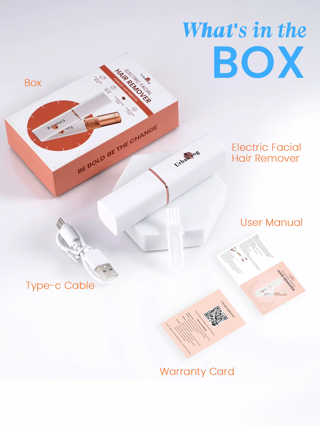 Urban Yog Electric Facial Hair Remover For Women - Image 5