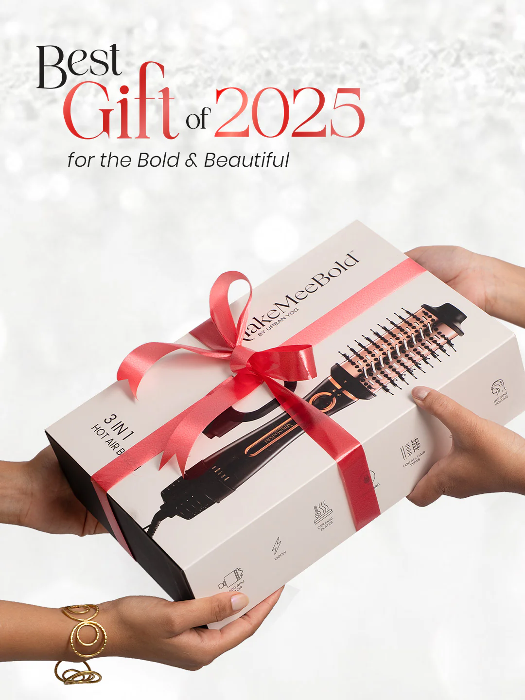 MakeMeeBold 3-in-1 Hot Air Brush by Urban Yog - Image 4
