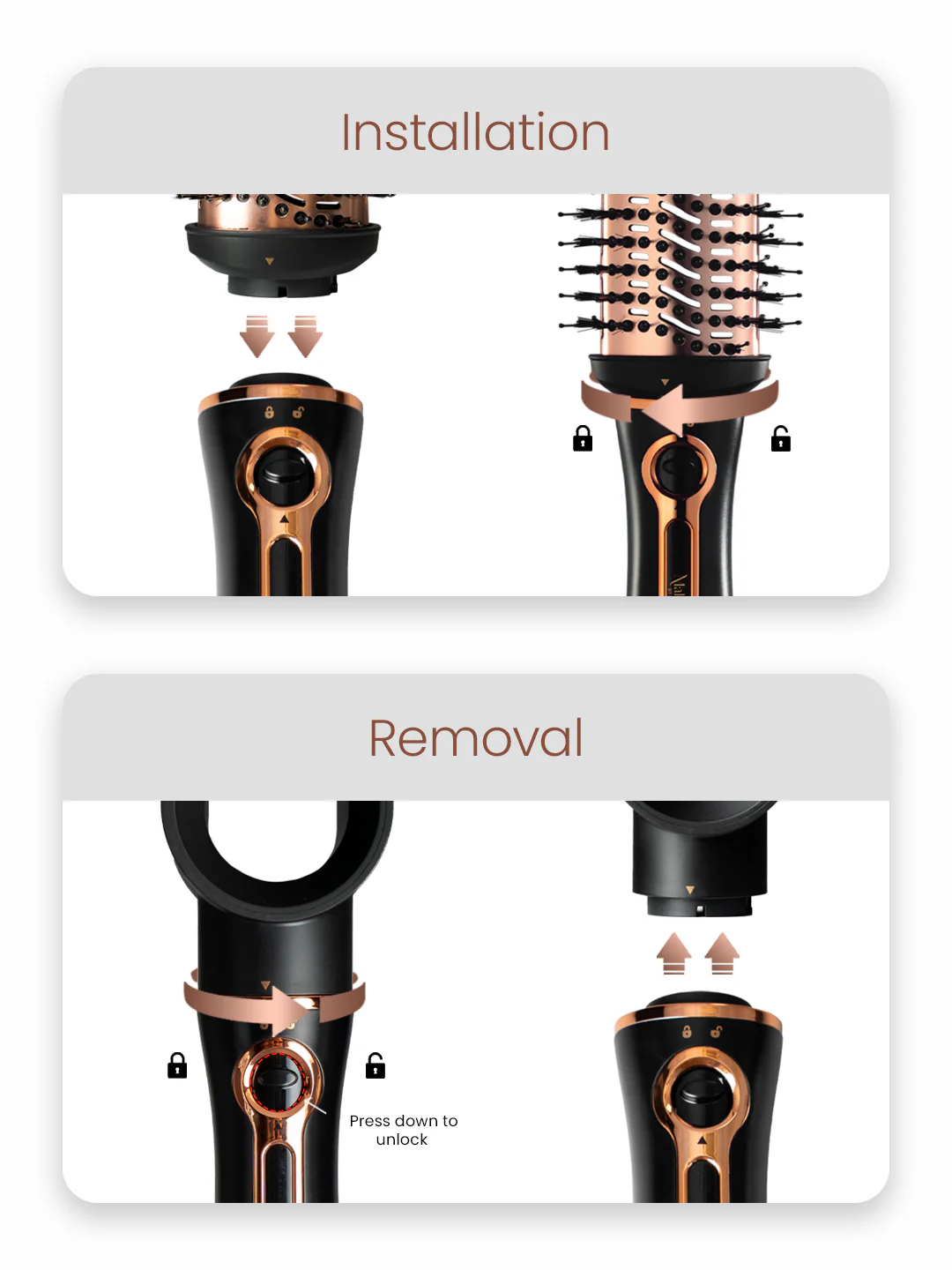 MakeMeeBold 3-in-1 Hot Air Brush by Urban Yog - Image 5