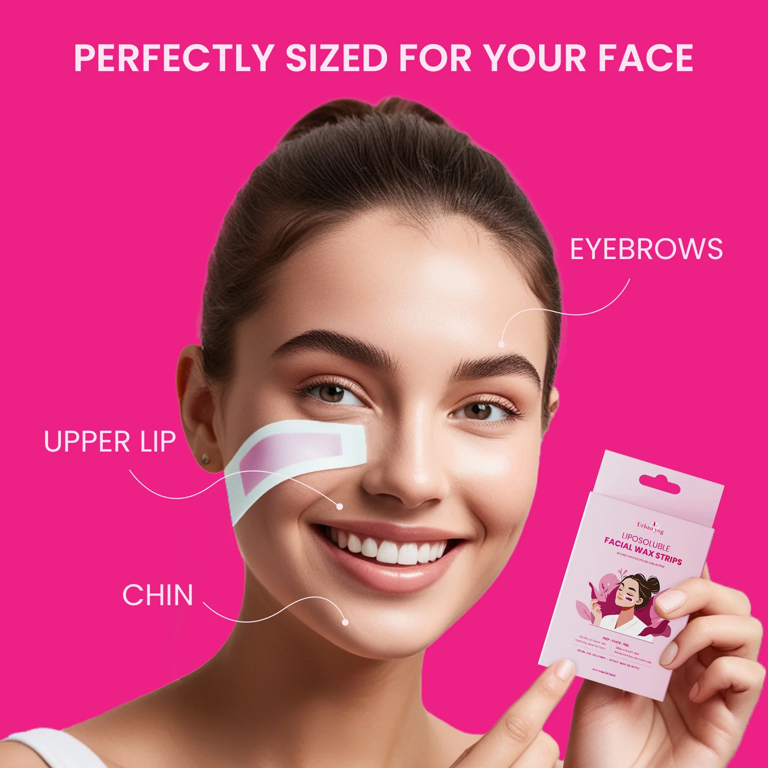 Urban Yog Liposoluble Facial Wax Strips (Pack Of 2) - Image 8